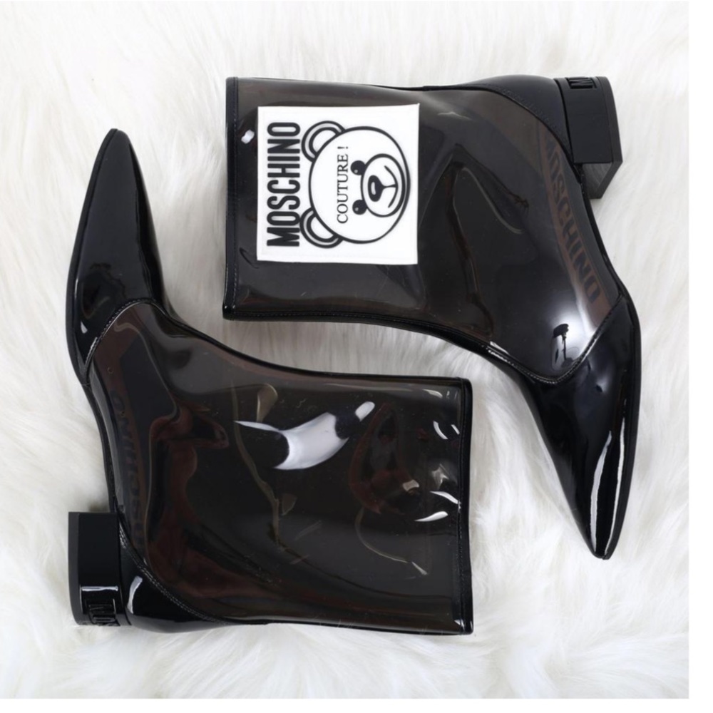 🚨SOLD🚨Moschino Transparent Boots